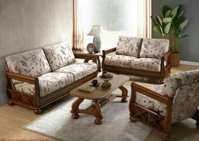 2 Schermata Sofa Set Design Wooden