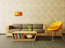 3 Schermata Sofa Set Design Wooden