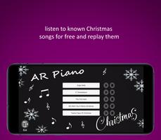 AR Piano Christmas plakat