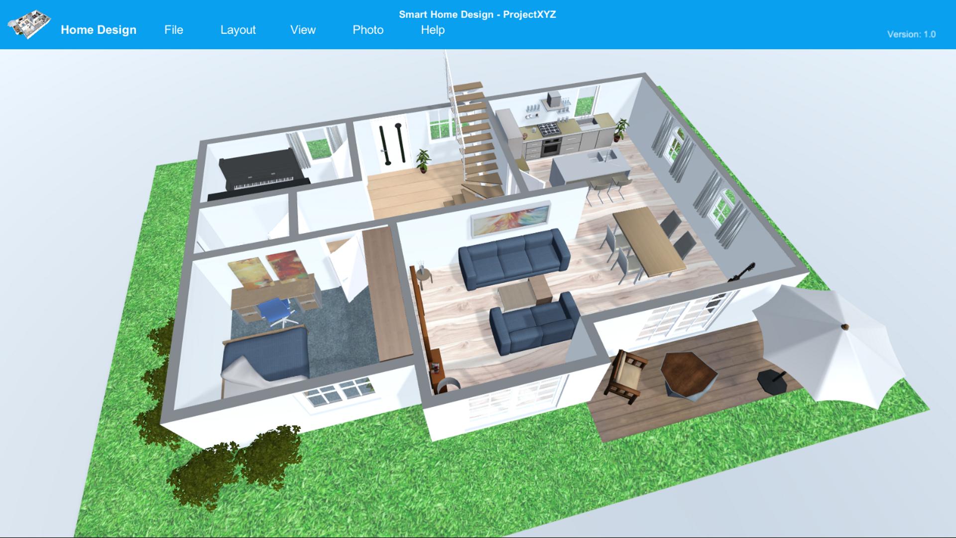 Desain Rumah Pintar Denah Lantai 3D For Android APK Download