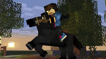 Horse mod for Minecraft PE capture d'écran 3