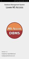 Learn MS Access DBMS Affiche