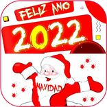 Feliz Navidad Feliz año nuevo 2022 Stickers