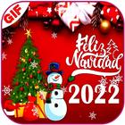 Feliz Navidad Feliz año 2023 ícone