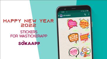 New Year Stickers  WAStickerAp poster