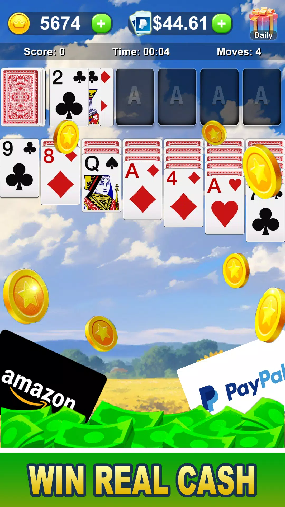 Solitaire Real Money: Win Cash