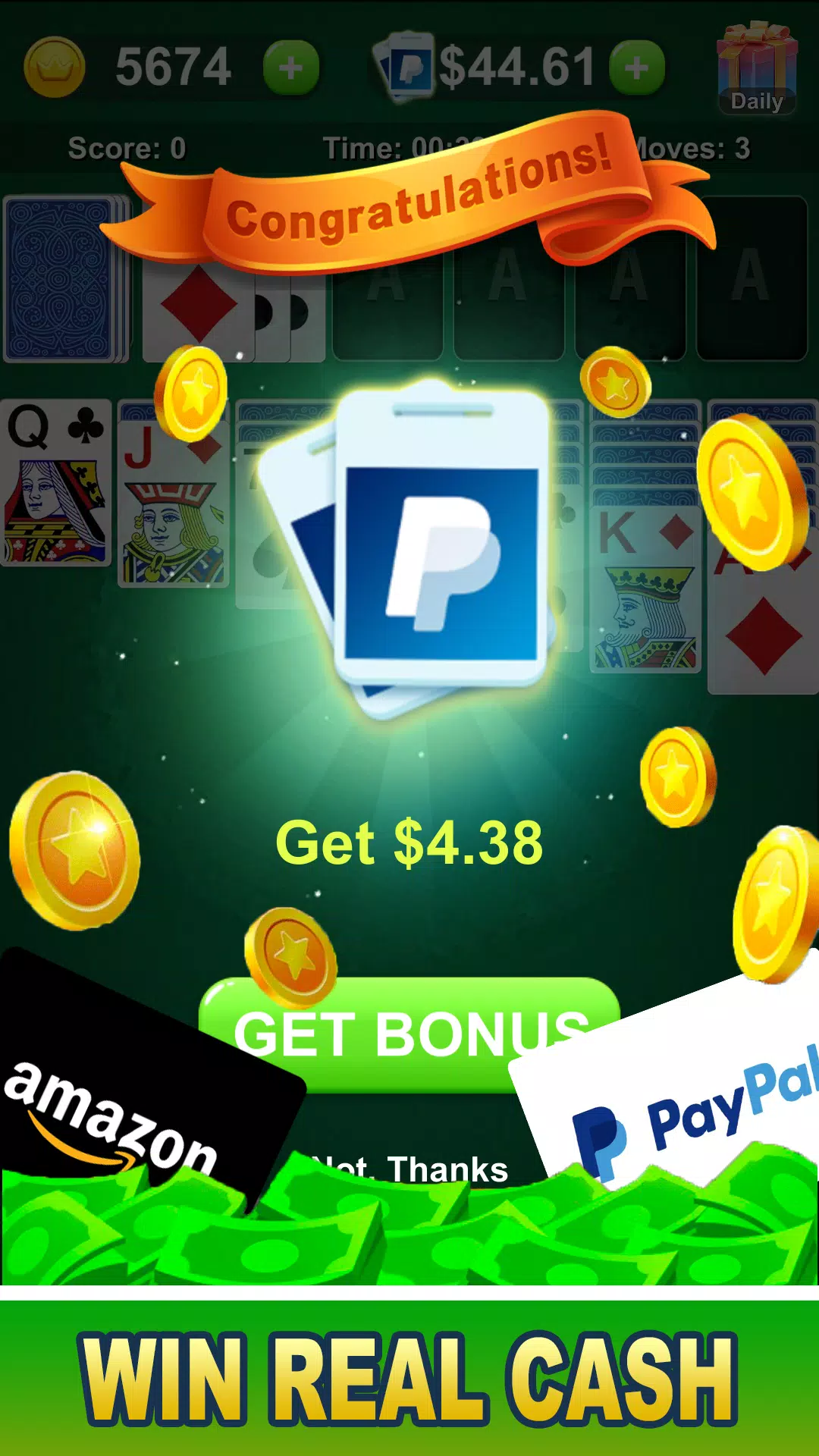 Solitaire Real Money: Win Cash