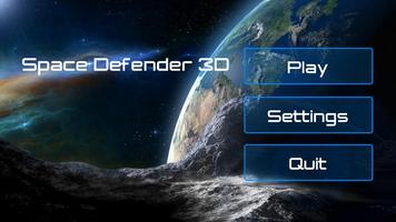 SpaceDefender3D Affiche