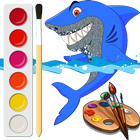 BabyShark Coloring Glitter icon