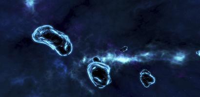 Gyro Space Particles Wallpaper Plakat