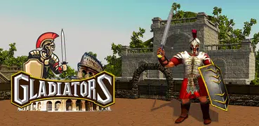 Gladiador lutando contra a gló