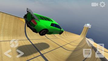 Mega Ramp Car Stunts Car Races syot layar 2