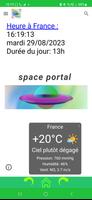 Space portal Affiche