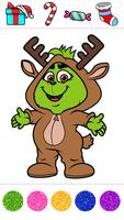 Christmas Coloring الملصق