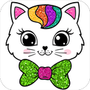 Glitter cats coloring-APK