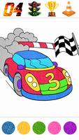 Glitter Cars Coloring Book تصوير الشاشة 1