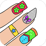 Glitter Nail Coloring Book иконка