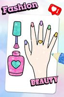 2 Schermata Glitter Nail Coloring Book