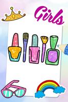 Glitter Nail Coloring Book скриншот 3