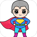 Glitter Superhero Coloring-APK