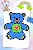 Teddy Bear Coloring Ekran Görüntüsü 1