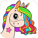 Glitter Unicorn Coloring Book-APK