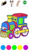 Vehicles coloring glitter game screenshot 1