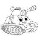 Military Vehicle Coloring Book-APK