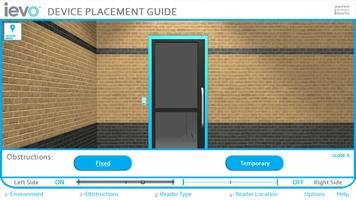 1 Schermata iEvo Device Placement Guide