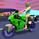 3D Motorcycle Race Game آئیکن