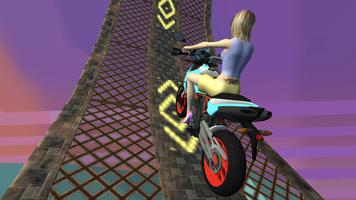 3D Motorcycle Race Game پوسٹر