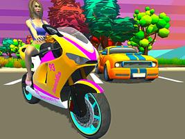 3D Motorcycle Race Game اسکرین شاٹ 3