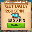 250 Spin and Coins Link - Coins Link - Spin Link