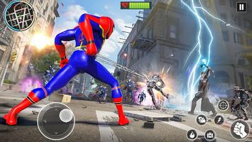 Spider Rope Hero Gangster Man Screenshot 1