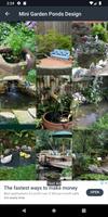 1 Schermata Mini Garden Ponds Design