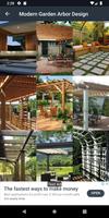 Modern Garden Arbor Design تصوير الشاشة 1