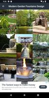 Modern Garden Fountains Design ภาพหน้าจอ 1