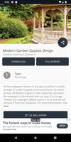 Modern Garden Gazebo Design تصوير الشاشة 2