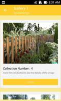 Natürliche Gartenzäune Design-Ideen Screenshot 1