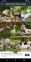 Animal Garden Statues Design ảnh chụp màn hình 1