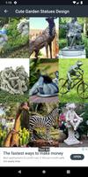 Cute Garden Statues Design captura de pantalla 1