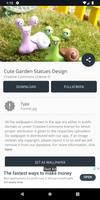 برنامه‌نما Cute Garden Statues Design عکس از صفحه
