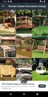 Wooden Garden Decorations Design syot layar 1