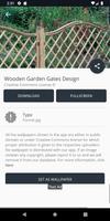 برنامه‌نما Wooden Garden Gates Design عکس از صفحه