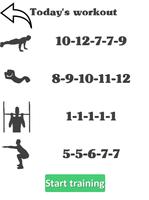 Push-up,Pull-up,Squat,Sit-Up screenshot 2