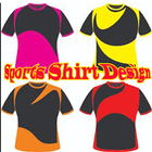 Sports Shirt Design Zeichen