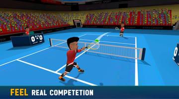 Tennis Stars Clash : 3D Game পোস্টার