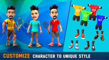 Tennis Stars Clash : 3D Game скриншот 3