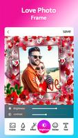 Love You Photo Frame Affiche