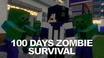 100 Days Zombie Survival MCPE imagem de tela 2